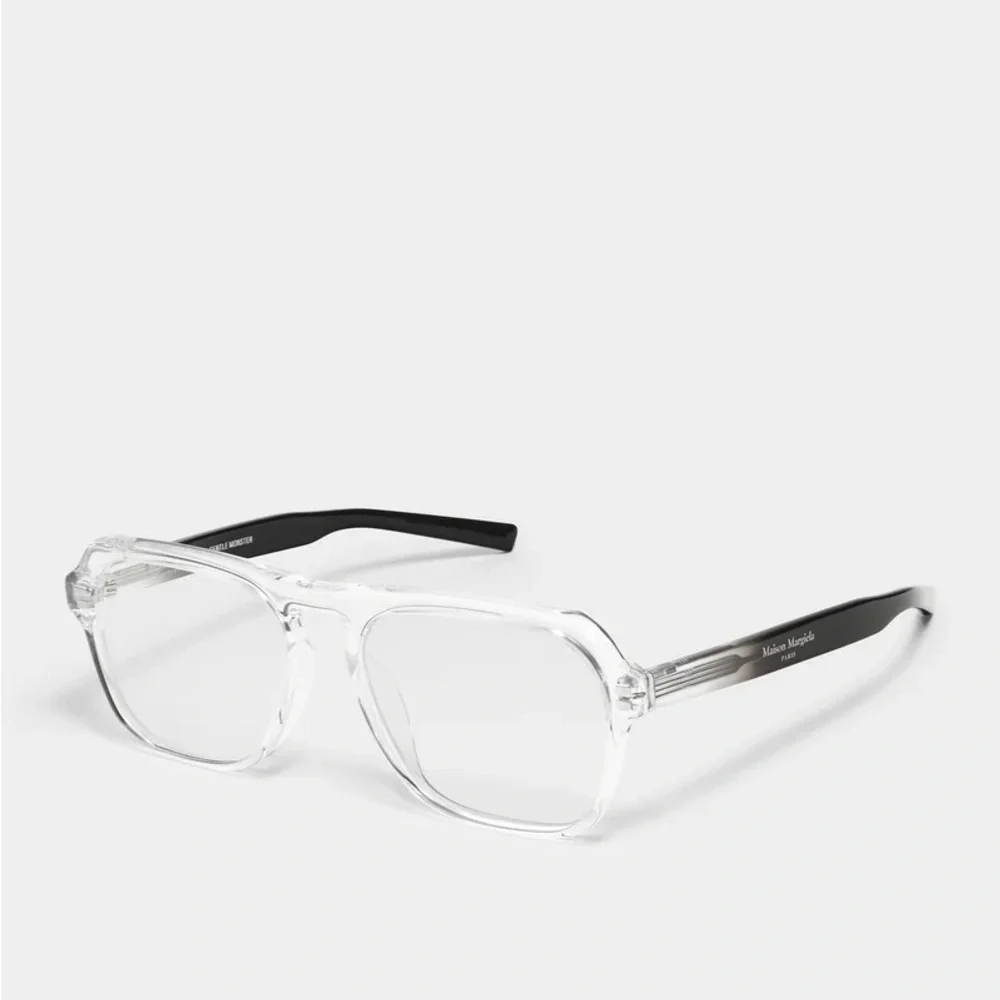 Maison Martin Margiela Clear and Black Eyeglasses